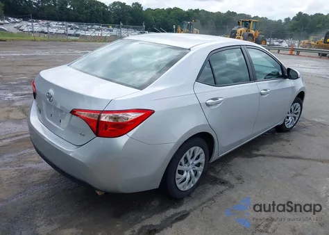 2017 Toyota Corolla Le из США, поврежденный, VIN 2T1BURHE4HC839085